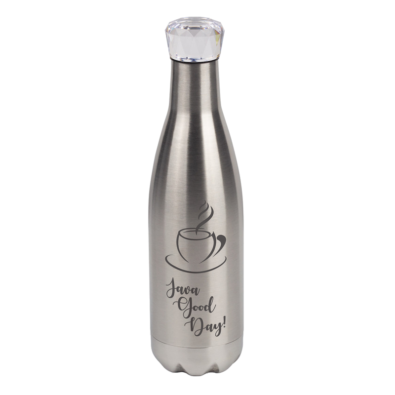 Personalized Stainless Steel Water Bottle with Phrase