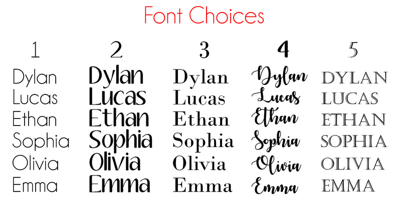 Place Card - Double Letter - Ring