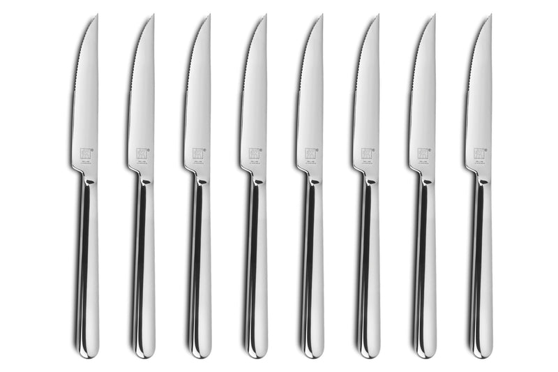 Zwilling J.A. Henckels 8-piece Stainless Steel Steak Knife Set with Case